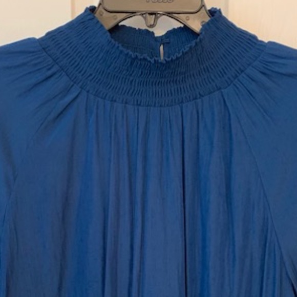 Silky Teal Dressy Long-sleeved Turtleneck/Blouse by Chico's - Picture 8 of 8